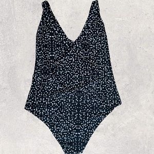 Bikini Hut Cris cross back One Piece - Size Large